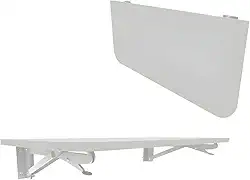 Mesa Dobrável De Parede 130x60 Cozinha Quarto Escrivaninha Branco