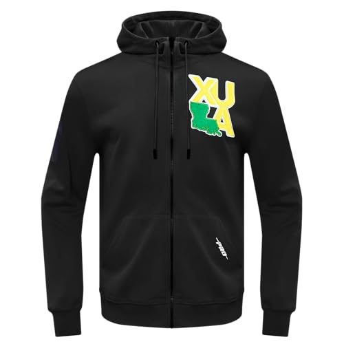 Image of Pro Standard Mens College Classic Chenille Cotton Double Knit Full Zip Hoodie