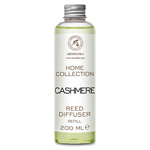 Recambio de Difusor Cachemira 200 ml - Relleno Difusor - Difusores Aromáticos - Ambientador - Difusor Perfumado - Fragancia para Habitación - Difusor - Fragancia Fresca
