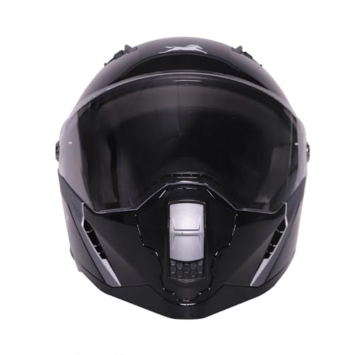 Image of TVS Helmet Raider Full Face Black and Grey - L