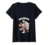 Photo Gallery donna divertente morto stanco papà halloween papà zombie caffè maglietta con collo a v Photo Gallery donna divertente morto stanco papà halloween papà zombie caffè maglietta con collo a v