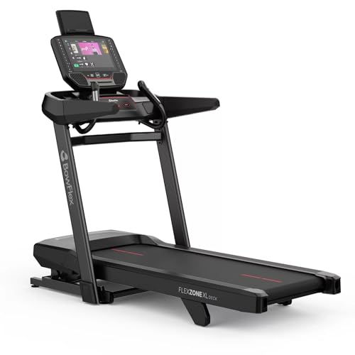 Image of BowFlex T16 Treadmill for Home with 16 inch HD Touchscreen, Folding Running Machine, 3.5 HP Motor, 22 inch x 60 inch Running Deck, 15% Incline, 0-12 MPH Speed, JRNY Compatible Cardio Workout Equipment