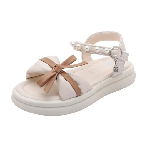 IWIHMIV Girls Platform Sandals Kids Toddler Sandals Girls Sandal Comfort Thick Sole Slip On with Adjustable Back Strap