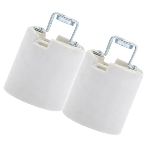 TOPPERFUN E26�l�W���Z���~�b�N�����v�z���_�[2�Z�b�g �ϔM���Ɠd�C�Ή��̃Z���~�b�N�d���\�P�b�g �e�[�u�������v �y���_���g�Ɩ��p������