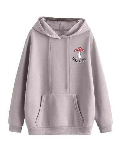 Image of Veirdo Cotton Fleece Regular Fit Full Sleeve Hooded Sweatshirt Front and Back Graphic Printed Jumper Hoodie for Men