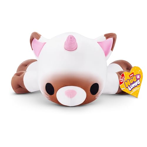 Hug-A-Lumps Kitty Collection Medium Weighted Plush (Coco) by ZURU 1.5kg/3.3lbs Super-Soft Cuddly Squishy Stuffed Animal for Kids Tweens Teens & Adults