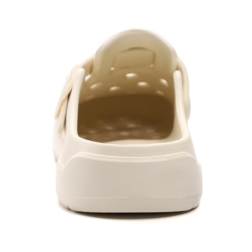 Image of Clogs for Women Slide Sandals Comfortable Ease of Slip-On Clogs with Arch Support Slip Resistant Clog Sandals Recovery Pillow Slides,White,6