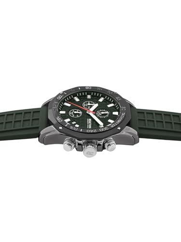 Image of Kenneth Cole Reaction Chronograph Army Green Dial Watch for Men - KRWGO0070703