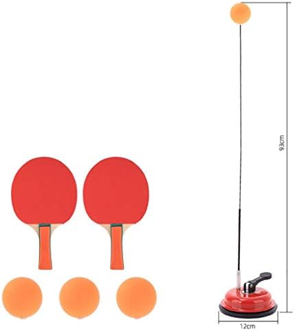 MIPA Mipageco Table Tennis Child Adult Ping Pong Ball Self-Training Machine Indoor Fitness Equipment Single Self-Training Ball Artifact (Red)