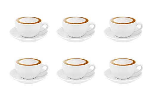 Luxpresso Cafe au Lait-/ Milchkaffeetassen Ella France Blanc, 6 Stück Cover