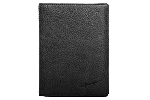 Gérard Henon Porte-Feuille Vintage 33417 portefeuille homme en cuir marron rétro