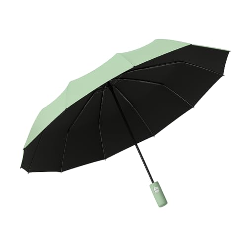 Image of The Purple Tree 24-Rib Windproof Umbrella - Heavy Duty Automatic Open Umbrella, UV Protection, Reinforced Frame, All-Weather Folding Umbrella for Men & Women