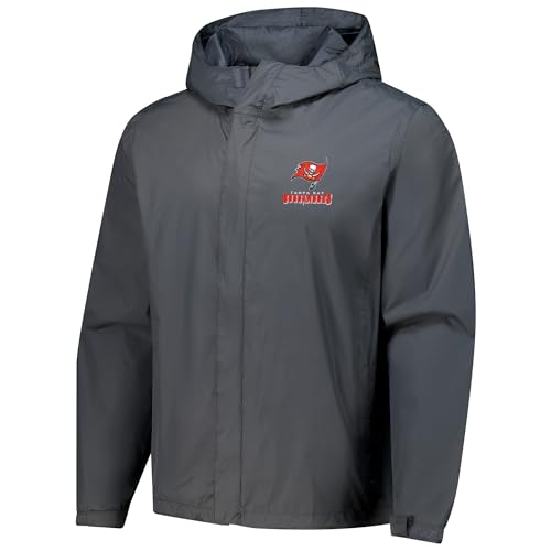 Image of Dunbrooke Men's NFL Tropic Waterproof Packable Full-Zip Hoodie Jacket