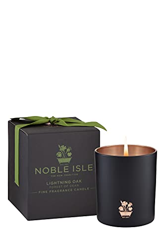 Idée cadeau bougie Lightning Oak Noble Isle coffret parfum