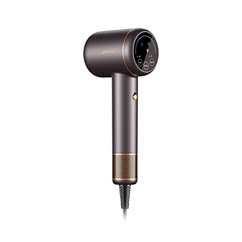 JIMMY F8 Asciugacapelli ultrasonico con display smart, tecnologia di idratazione a nano-ioni e controllo del calore