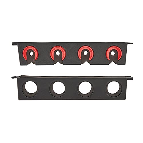 Berkley Horizontal Fishing Rod Rack, Black, Stores 6 Rods Safely and Securely, Soft Foam Grip Pads, Corrosion Proof Fishing Pole Holder - Image 3