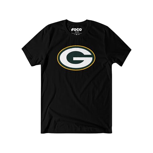 Image of FOCO Men's NFL Team Primary Logo Black Short Sleeve T-Shirt