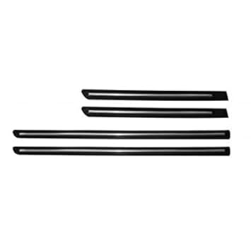 ARUN Universal Fit Car Door Side Beading with Chrome LINE Design - Set of 4