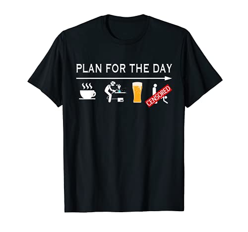 Funny Welding T Shirt Men Plan For The Day Welder ...