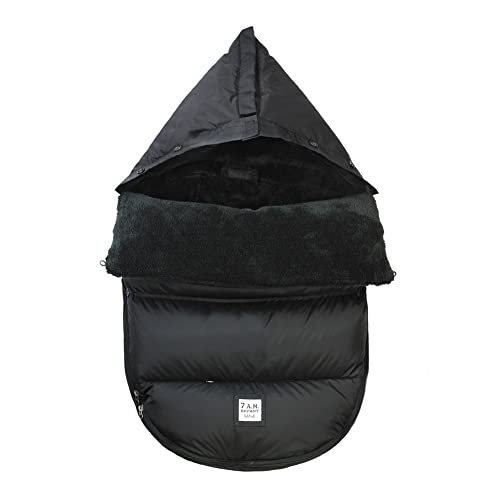 Image of 7AM Enfant Universal Stroller Footmuff - Water Repellent Winter Bunting Bag for Strollers & Car Seats, Soft Micro-Fleece & Plush Lined Stroller Footmuff for Baby Boy & Girl | PlushPOD