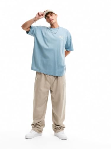 Image of ColorChakra Oversized Tshirt for Mens Down Shoulder Loose fit t-Shirt Men Oversize t-Shirt M to 4XL