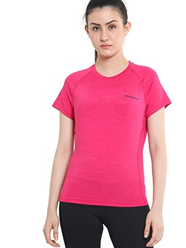 Women's Polyester Workout T-Shirt Raglan Sleeve Sports Tee for Gym, Yoga, and Fitness Moisture-Wicking, Breathable, Quick-Drying Athletic Top Comfortable Activewear for Running & Workouts-image-39
