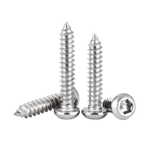 5/50�� ST2 2.3 2.6 M3 M3.5 M4 M5 M6 304 �X�e�����X�X�`�[�� 6���[�u �g���N�X �p�� �ۓ� �s���t�� �Z�L�����e�B �Z���t�^�b�s���O�؃l�W(5mm,50pcs M2.3)