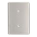 Leviton 84119-40 SS WP 1G BLANK OVERSIZED STRAP MNT
