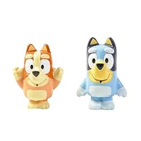 Toomies Bluey Bath Squirters, Bluey & Bingo Water Squirter Set, Soft Squeeze Bath Toys for Toddlers, Easy-Grip Water Play for Little Hands, Developmental Bath Time Toys for Imaginative Play