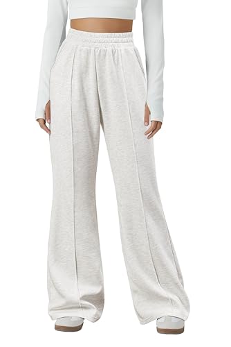 OQQ Women's Sweatpants 2025 Baggy Wide Straight Leg Pants with Pockets2
