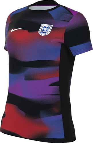 T-shirt de football femme Nike Angleterre fini la transpiration avec le tissu Dri-FIT