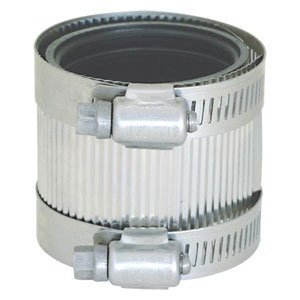 Image of Eastman 6 Inch No-Hub Coupling with Stainless Steel Clamps, 43411