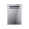 CANDY - Lave-Vaisselle - Pose Libre - 14 Couverts - Classe Énergétique C - Maxi Cuve, Wash & Dry 35 min, Ouverture Automatique, Contrôle à Distance - Inox - 60 x 82 cm - Modèle CF 4C6F0X