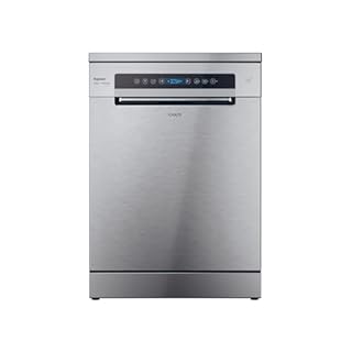 CANDY - Lave-Vaisselle - Pose Libre - 14 Couverts - Classe Énergétique C - Maxi Cuve, Wash & Dry 35 min, Ouverture Automatique, Contrôle à Distance - Inox - 60 x 82 cm - Modèle CF 4C6F0X