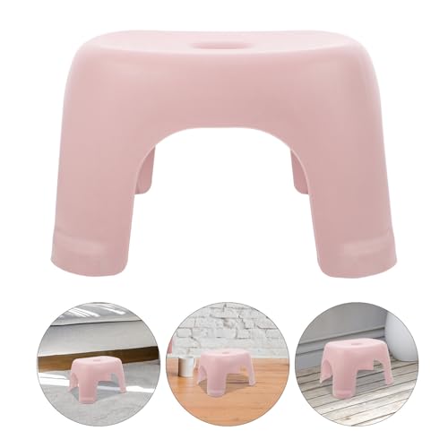 Taburete pequeño antideslizante para evitar caídas en el baño 8