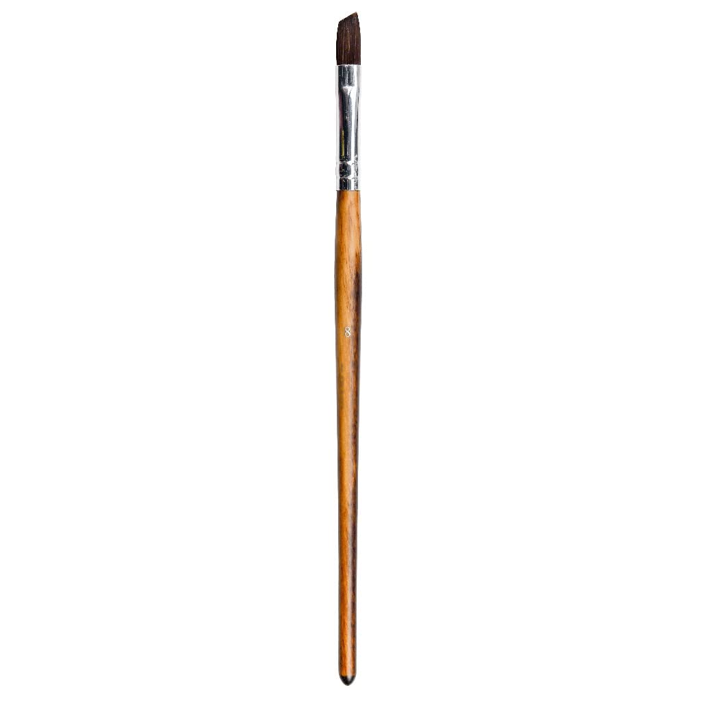 XBTGS Mango de madera para el pelo, acuarela, acrílico, suministros de arte para artistas con pinceles, D-1, D-1