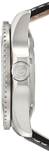 Gevril 48806-1 Men's Hudson Yards Automatic Watch, Genuine Handmade Black Italian Leather Strap2