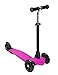 Saica Patinete - Scooter 3 Ruedas Plegable (Fucsia)