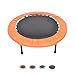 Fkstyleトランポリン 丸型 103cm 折りたたみ式 静音設計 110kg高耐荷重 安全カバー付き 6本脚 安定性 家庭用 子供/大人兼用 室内 有酸素運動 フィットネス