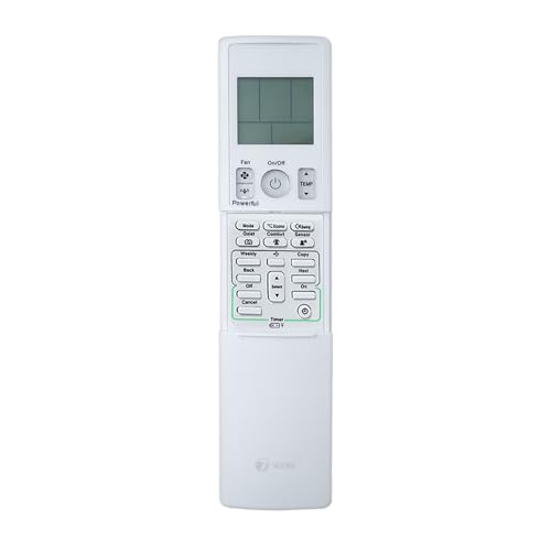 Image of 7SEVEN Compatible with Daikin AC 169 Remote with Air Conditioner and Suitable for Split and Window AC, Exactly Match Each Key of Remote with Original remotes Control - Use New AAA Alkaline Batteries.