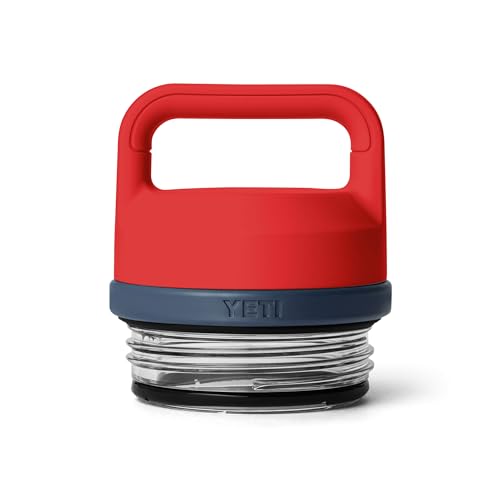 YETI Rambler Bottle Chug Cap Rescue Red/Navy