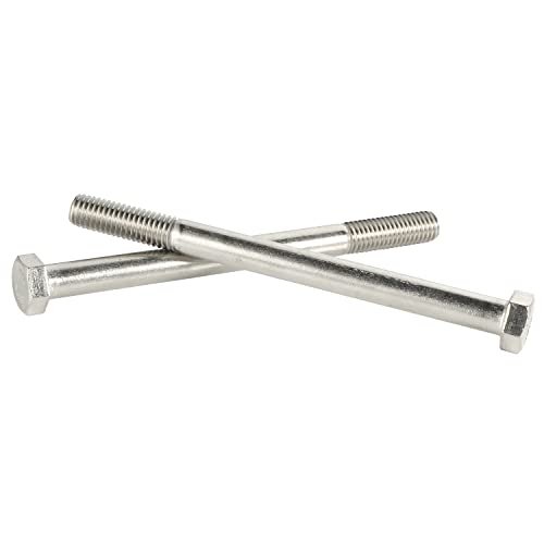 Tornillo de cabeza hexagonal de 3/8-16 x 7" parcialmente roscado (4 unidades) 3