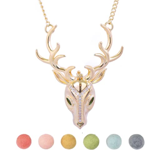 LOMEVERSE Essential Oil Diffuser Necklace for Women, Aromatherapy Necklace Diffuer
