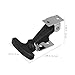Holibanna 3pcs Hood Latch Flexible Rubber Engine Hood Catch for Tool Cabinets Boat Hatches Easy Installation Shock Absorption Mechanism