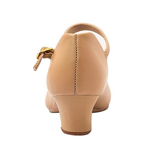 Image of ARCLIBER Character Shoes for Women Ankle Strap 1.55 inch Dance Heels for Ballroom Salsa Tango