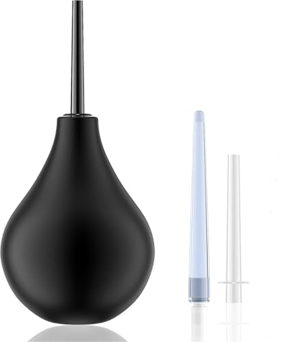 Dusche für Analsex, Analeinlauf, 224ML Darmreinigung Einlauf, Spülung, medizinisches Silikon 3 Düse Einlass Kit