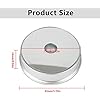 4Pcs LED Colorful Light Base, Color Changing Led Light Base LED Display Base Color Changing Light Stand Powered by 3 AAA Batteries (Not Included) (Silver)