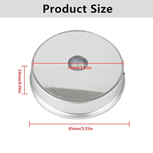 Colorful Led Display Bases, Batteries Led Display Base Stand Round Display Stand For Art Glass 3D Crystal Display Base Light Base Stand 7 Color Changing Light Display Stand, 3 Aaa (Silver,4) #TOP1