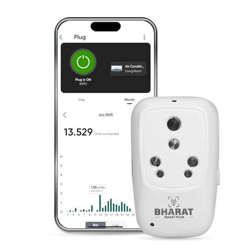 Bharat Smart Plug 16A Heavy Duty | WiFi Alexa Enabled Smart Plug ...