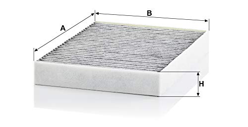 MANN-FILTER CUK 23 014-2 Cabin Air Filter with Activated Carbon - Thumbnail 3